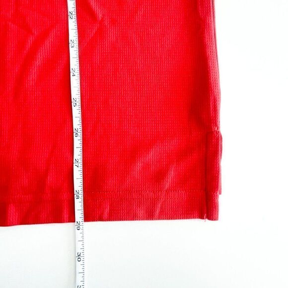 IZOD Extreme Function Golf Polo Double Sleeves Red White Men's Large - Picture 5 of 8